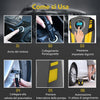 SYTUNG Compressore Aria Portatile Auto Con 3 Adattatori per Ugelli e Luci LED