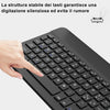 WAVATA Tastiera Bluetooth Wireless Portatile da 10 Pollici ricaricabile