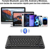 WAVATA Tastiera Bluetooth Wireless Portatile da 10 Pollici ricaricabile