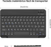 WAVATA Tastiera Bluetooth Wireless Portatile da 10 Pollici ricaricabile