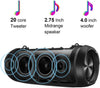 Cassa Bluetooth, 30W Altoparlante Bluetooth Portatili Hi-Fi Stereo 30 Ore di Rip