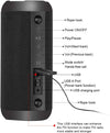 Cassa Bluetooth, 30W Altoparlante Bluetooth Portatili Hi-Fi Stereo 30 Ore di Rip