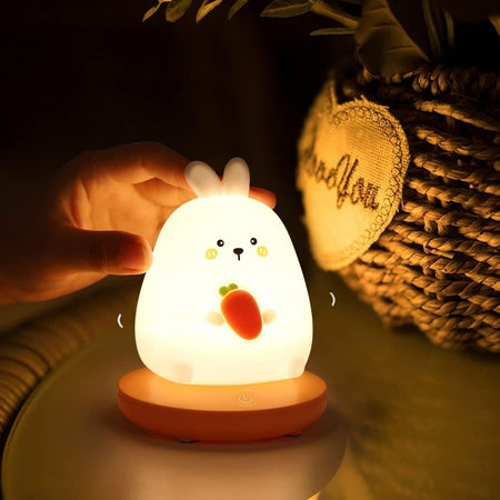 Luce Notturna Bambini Silicone USB Ricaricabile Regolabile Per Cameretta Bambini