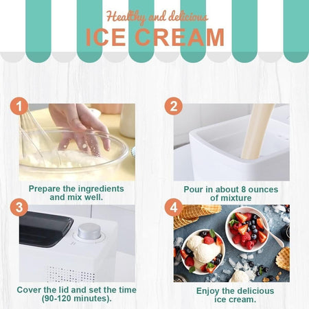 Gelatiera con sistema di raffreddamento automatico, macchina per gelato soft