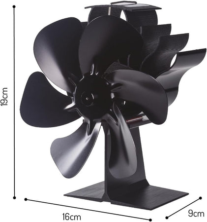 Ventilatore per stufa aria calda My Stove Fan alimentata a calore MSF001