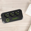 Multipresa Ciabatta 3 Prese 4 USB-A USB-C Prolunga 2m Ricarica Rapida Nero 250V