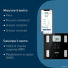 Bilancia OMRON VIVA Bluetooth Smart per la composizione corporea metabolismo BMI