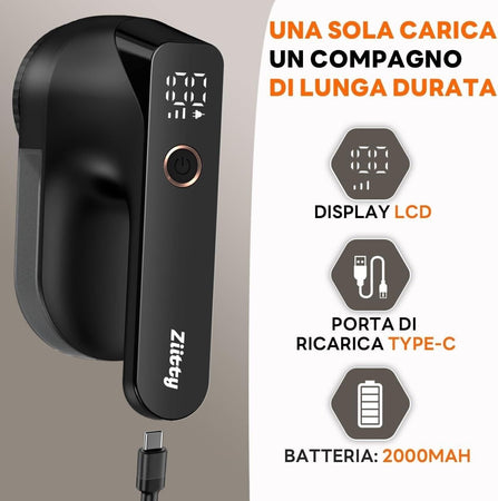 Ziitty Levapelucchi Elettrico 3 Livelli di Potenza Regolabile Taglia Pelucchi
