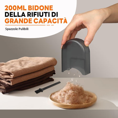 Ziitty Levapelucchi Elettrico 3 Livelli di Potenza Regolabile Taglia Pelucchi