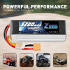 Zeee 6S lipo 22,2V 5200mAh 50C litio Batteria RC batteria, con connectore XT90