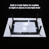 Lente D'ingrandimento 3X Da Tavolo A Pagina Intera Con 12 Luci A LED Pieghevole