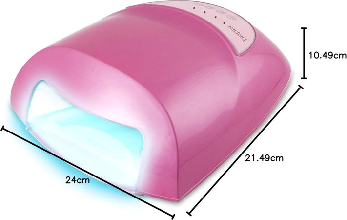 Lampada LED per unghie in gel BEPER 40.992, 12 W, timer regolabile, spegnimento