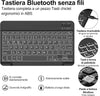 Cover e Tastiera per iPad 9a/8a/7a Generazione, per iPad 10.2 Retroilluminata