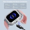 Smartwatch Rosa Donna Chiamate Bluetooth IP68 Fitness Tracker, 110+ Sportive REM
