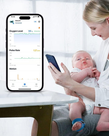 Pulsossimetro Pulsimetro pediatrico BabyO2 infantile saturimetro neonati bambini babytone