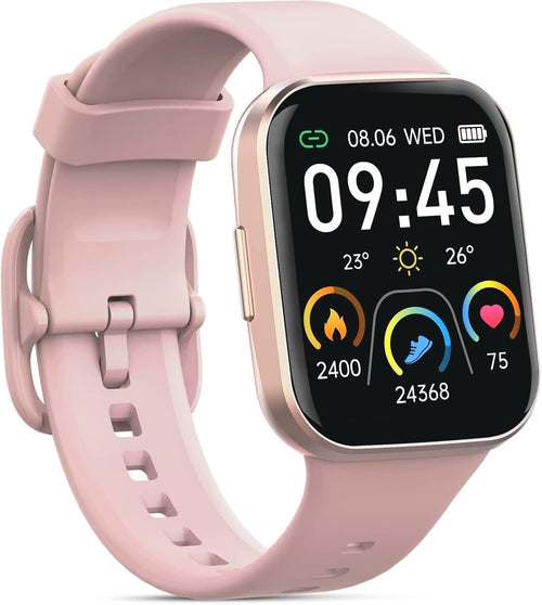 Jugeman Q23 Smartwatch Donna Rosa Orologio Fitness 1.69'' HD 25 Sportivo IP68