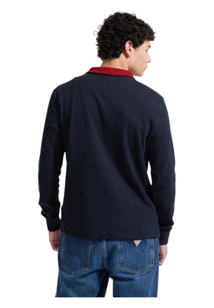 GUESS JEANS Pullover con zip a coste Uomo Guess Jeans da uomo