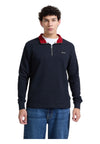 GUESS JEANS Pullover con zip a coste Uomo Guess Jeans da uomo