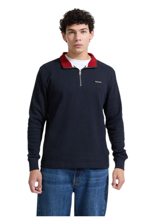GUESS JEANS Pullover con zip a coste Uomo Guess Jeans da uomo