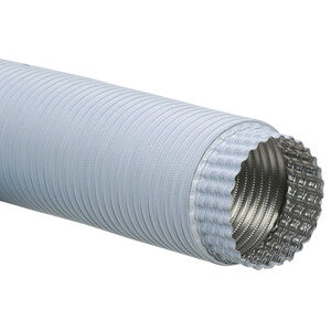 Tubo Flessibile Estensibile Allum. Bianco D 8 Cm- 6,0 Pz