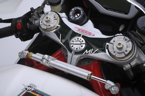 ADESIVO GEL 3D PROTEZIONE PIASTRA STERZO compatibile per MV AGUSTA F4 dal 2010