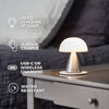 Lexon - MINA M Lampada a LED portatile medio ricaricabile (alluminio)