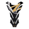 PARASERBATOIO STICKER 3D SERBATOIO compatibile per MOTO KAWASAKI Z750 Z1000 oro