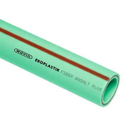 Tubo Rigido A Tre Strati In Pp-Rct A Fibre Di Basalto Serie Tigris Green Basalt Plus - Ø90X10,1 Asta Da 4 Mt - 4 Pezzi - Wav