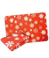 Croci Coperta Xmas Red Snow 100X70cm