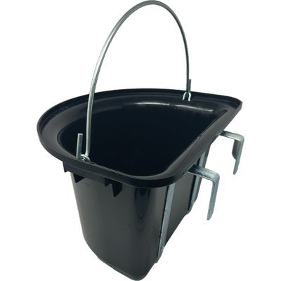 Mangiatoia Cavalli Staccionata Pesante - Plastica/Metallo Cm 39X36 H.Cm 26- 1 Pezzi