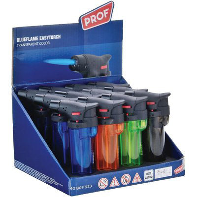 Accendino Ricaricabile Gastorch - Piezo Antivento Colori Mix- 12 Pezzi