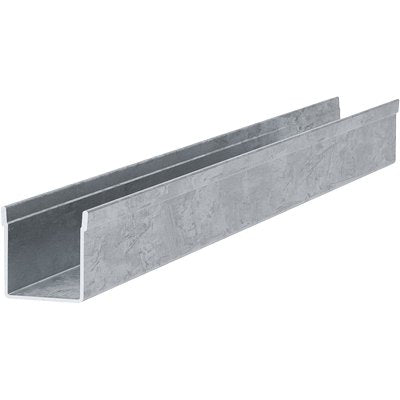 Guida X Tapparelle - Zincata S.Mm 0,8 Mm 19X27 H.Cm 170- 12 Pezzi