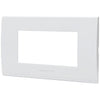 Placca Coprifrutti Abl - Bianco Posti 4 Mm 140X85- 8 Pezzi
