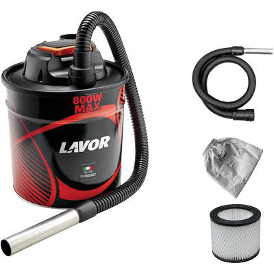 Bidone Aspiracenere Ashley 112 Lavorwash - Volt 230 Watt 800 Lt 18- 1 Pezzi