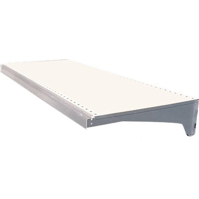 Ripiano Market - Acciaio Verniciato Bianco Cm 40X100 Cf= Pz 4- 1 Confezioni