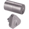 Coppia Cilindri Esterni 02139-12 Hand Cisa - Ottone Nichelato Chiavi 3- 1 Pezzi