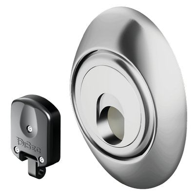 Defender Magnetico Mag3G Super Top Disec - Inox Cromo Satinato F.S. I.Mm 38 D.Mm 55 H.Mm 20- 1 Pezzi