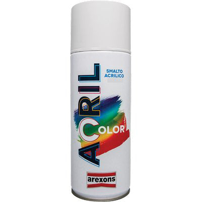 Smalto Spray Acril Color Arexons - Grigio Traffico Ral 7042 Ml 400- 6 Pezzi