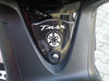 ADESIVO Resinato 3D CARBONIO x PEDANA TMAX+DIAPASON MOTO YAMAHA T MAX 500 08/11