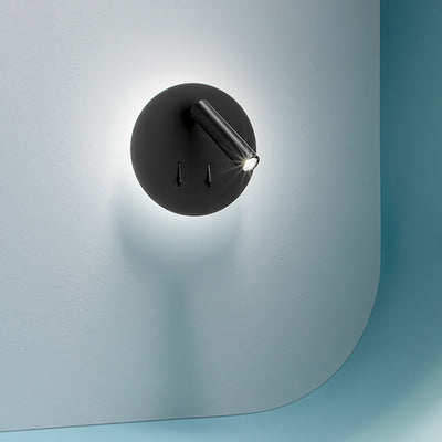 Applique moderno Perenz PLUG 6702 N LC LED lampada parete orientabile doppia accensione