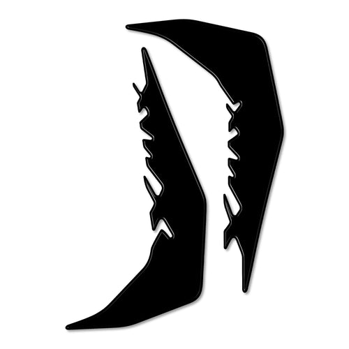 2 ADESIVI-STICKERS 3D PARASPIGOLI compatibili per X MAX  YAMAHA XMAX 2006-2009