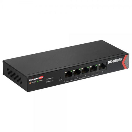 Switch Gigabit Web Managed a Lungo Raggio a 5 porte con 4 porte PoE+