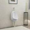 Orinatoio WC Sospeso con Sciacquone Alto in Ceramica Colore Bianco 39x86,5x100cm