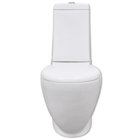 Set Toilette e Bidè da Bagno in Ceramica Colore Bianco Chiusura Delicata