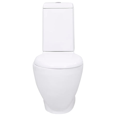 Vaso WC in Ceramica con Scarico Dietro Bianco 65 x 38,5 x 84,5 cm