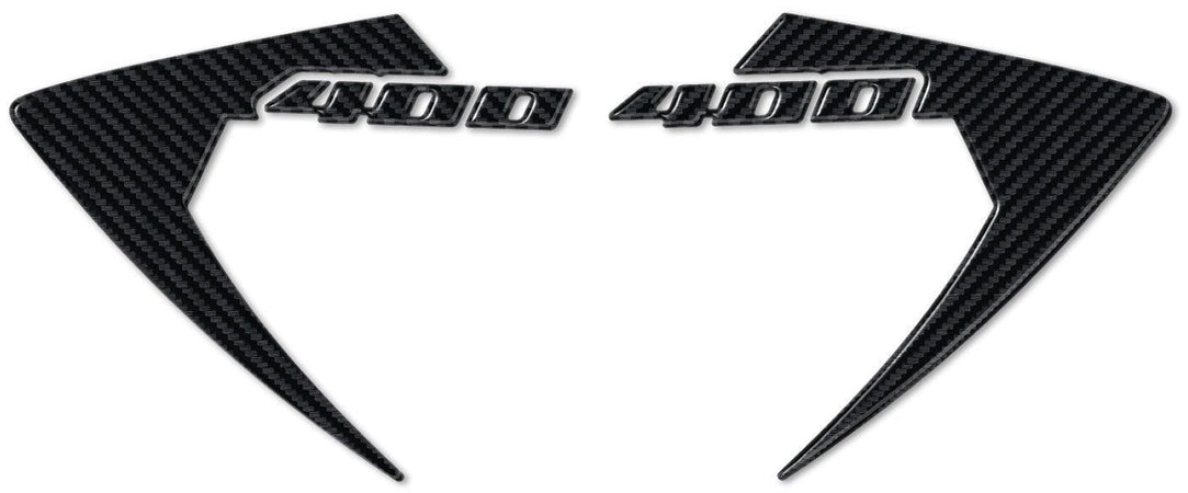 2 ADESIVI 3D GEL PROTEZIONE SPIGOLI compatibili per SUZUKI BURGMAN 400 2017-2023