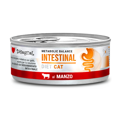 Disugual Metabolic Balance Intestinal gusto Manzo per Gatti Adulti 85gr