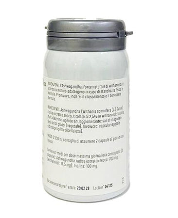 Ashwagandha 60 capsule da 550m Withania utile come tonico rilassamento mentale