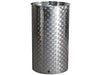 Contenitore Enologico Fondo A Pentola Inox Aisi 304 Saldato- - Lt.300 Ø Mm.650X1000H. Bocc.F3/4 Fiorettato - 1 Pezzi Belvivere