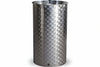 Contenitore Enologico Fondo A Pentola Inox Aisi 304 Saldato- - Lt.400 Ø Mm.700X1150H. Bocc.F1 Fiorettato - 1 Pezzi Belvivere